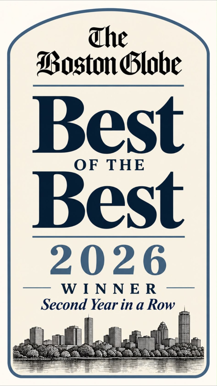Official Boston Globe Best of the Best 2026 winner artwork