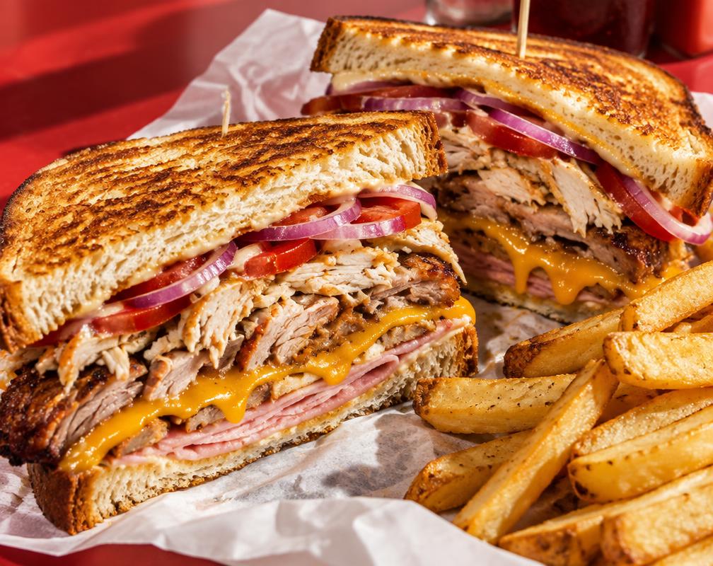 Tostado Club, illustrative food photograph